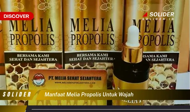 Temukan Manfaat Melia Propolis Untuk Wajah Yang Jarang Diketahui Solider