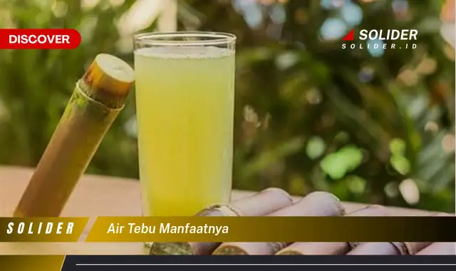 air tebu manfaatnya