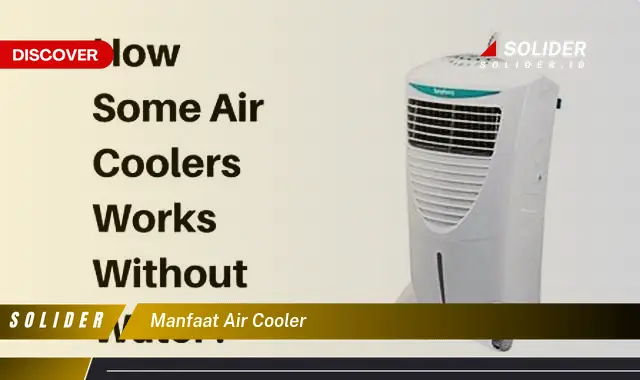 manfaat air cooler