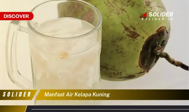 manfaat air kelapa kuning