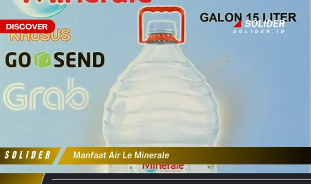 manfaat air le minerale