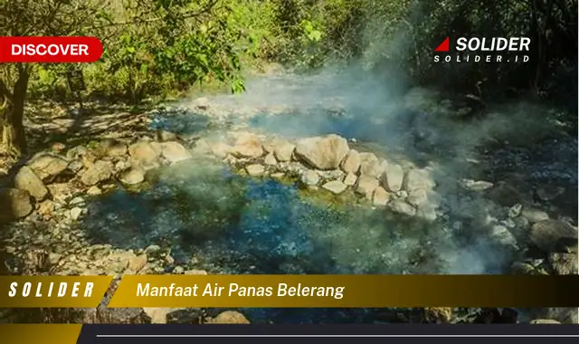 manfaat air panas belerang