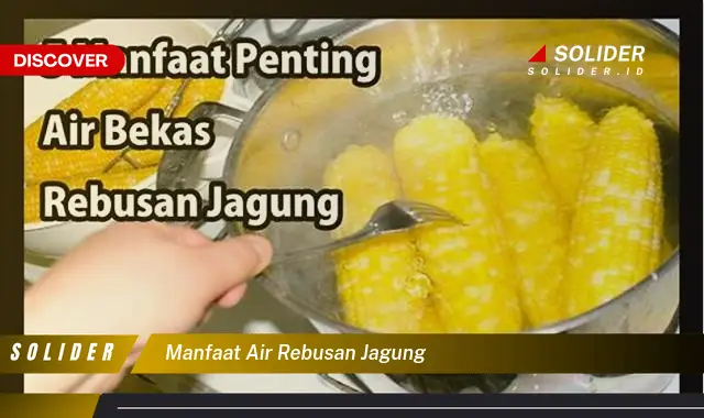 manfaat air rebusan jagung