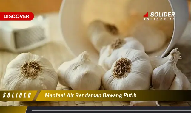 manfaat air rendaman bawang putih