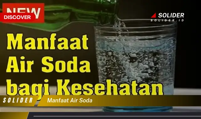 manfaat air soda