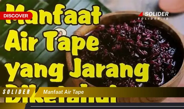 manfaat air tape