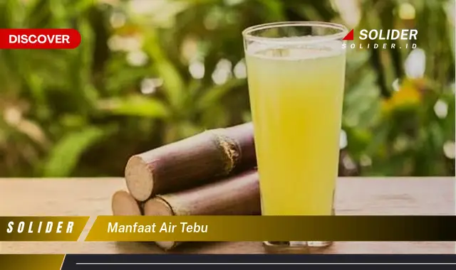 manfaat air tebu