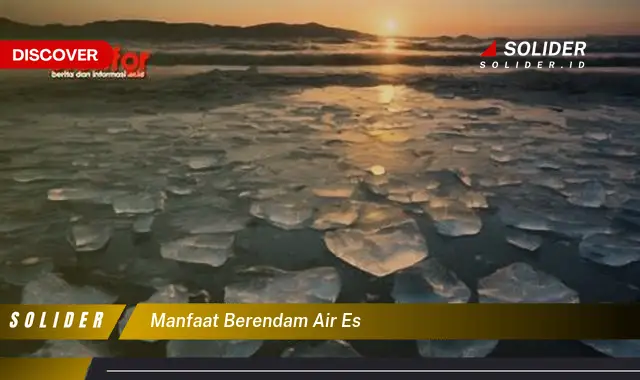 manfaat berendam air es