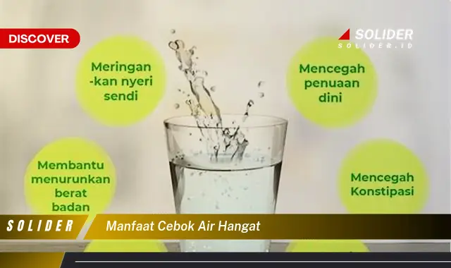 manfaat cebok air hangat