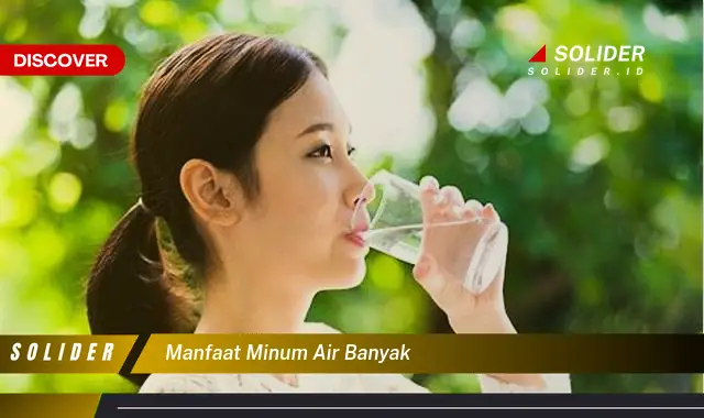 manfaat minum air banyak