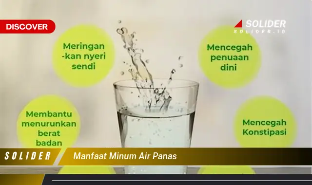 manfaat minum air panas