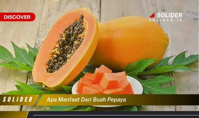 apa manfaat dari buah pepaya