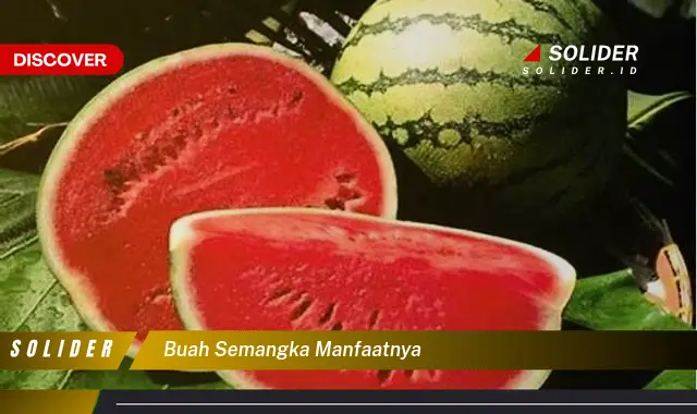 buah semangka manfaatnya