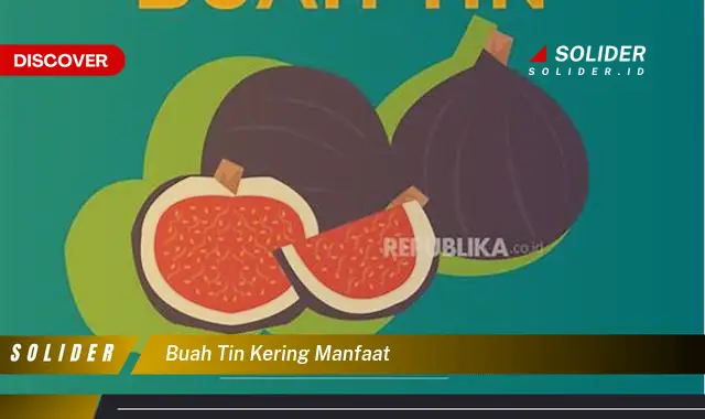 buah tin kering manfaat