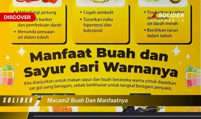 Temukan 4 Manfaat Macam-macam Buah yang Bikin Kamu Penasaran