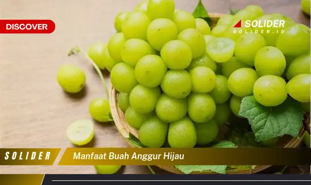 manfaat buah anggur hijau