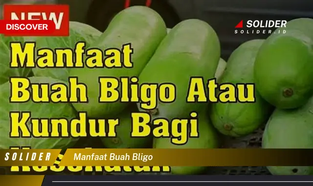 manfaat buah bligo