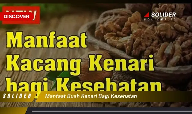 manfaat buah kenari bagi kesehatan