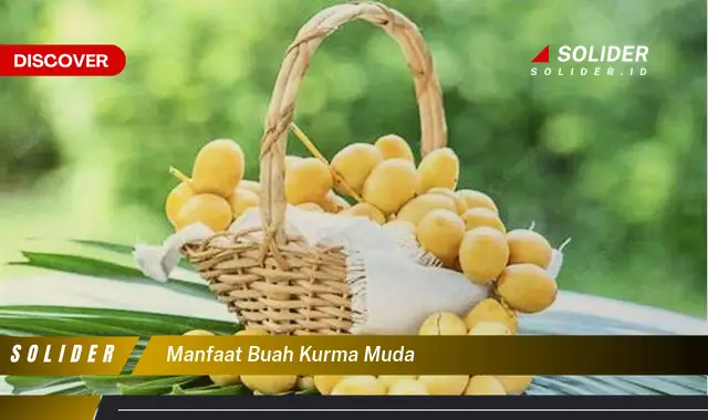 manfaat buah kurma muda