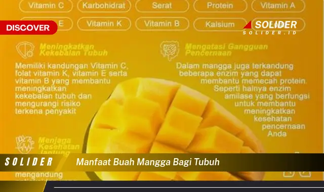 manfaat buah mangga bagi tubuh