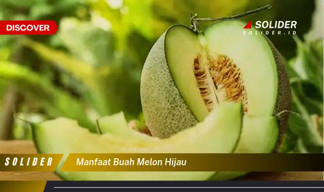 manfaat buah melon hijau