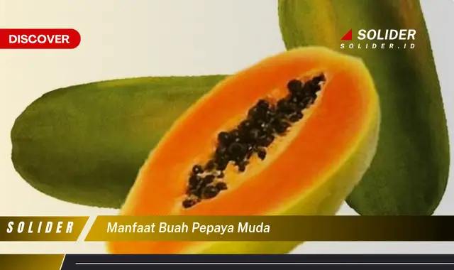 manfaat buah pepaya muda