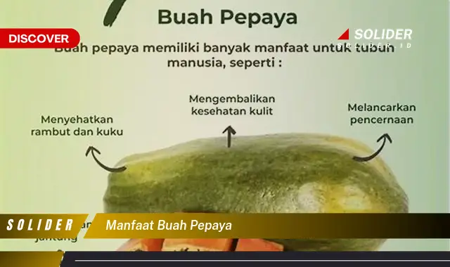 4 Manfaat Buah Pepaya yang Wajib Kamu Intip