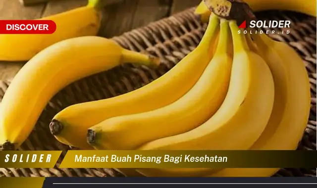 manfaat buah pisang bagi kesehatan