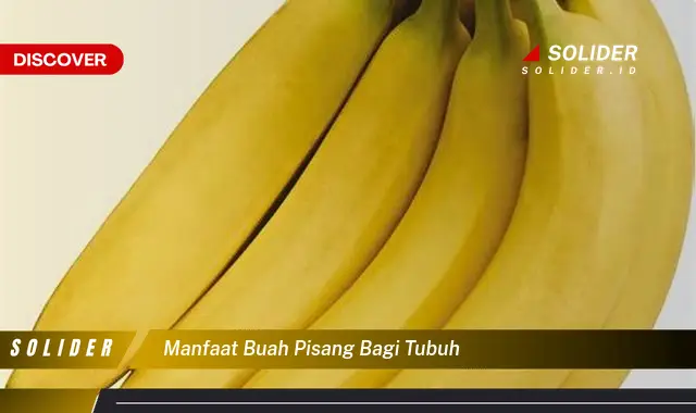 manfaat buah pisang bagi tubuh