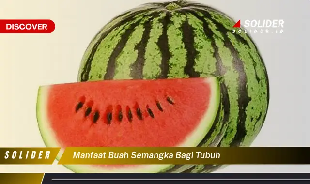 manfaat buah semangka bagi tubuh