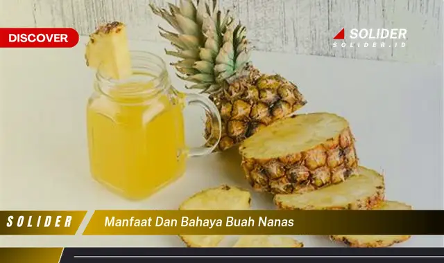 manfaat dan bahaya buah nanas