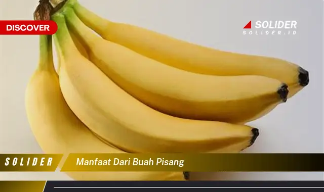 manfaat dari buah pisang