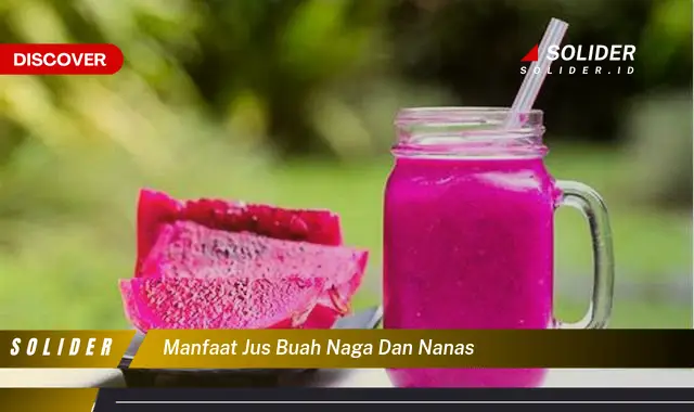 manfaat jus buah naga dan nanas