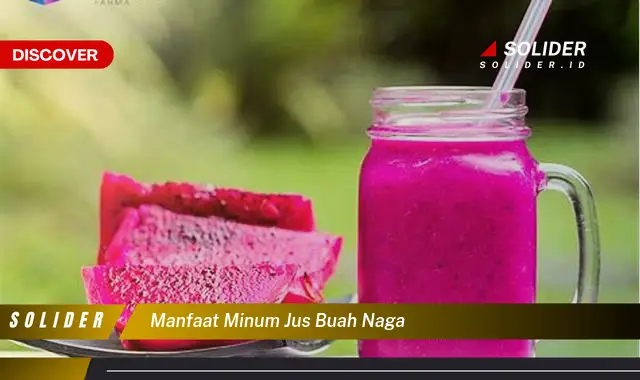 manfaat minum jus buah naga