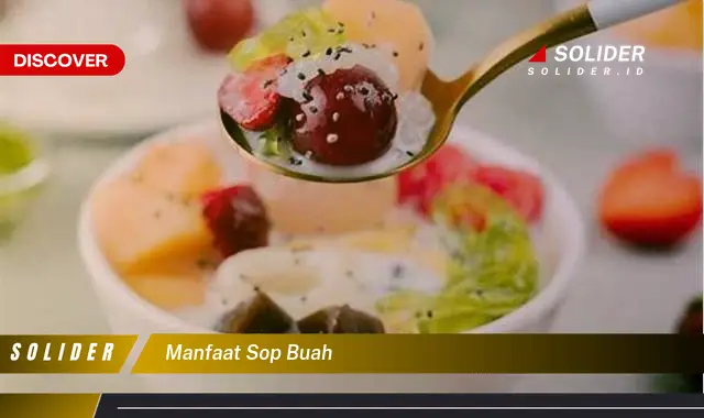 manfaat sop buah