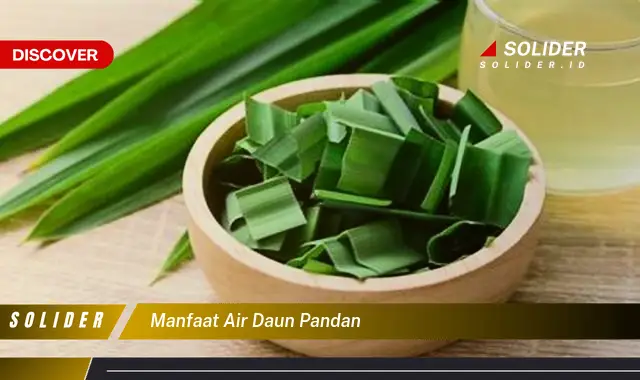 manfaat air daun pandan