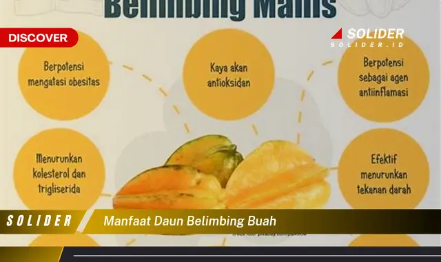 manfaat daun belimbing buah