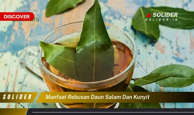 manfaat rebusan daun salam dan kunyit