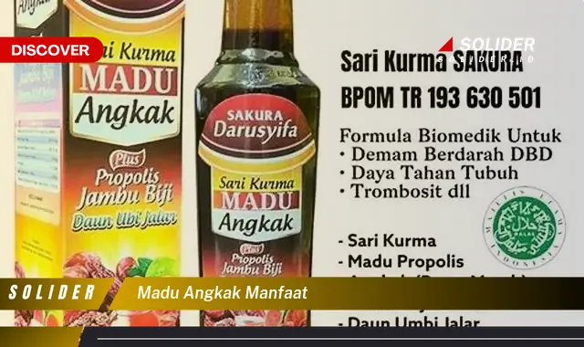 madu angkak manfaat