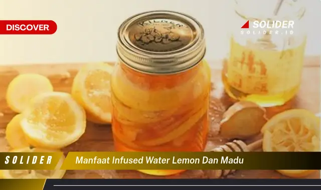 manfaat infused water lemon dan madu