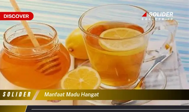 manfaat madu hangat