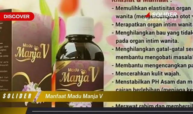 manfaat madu manja v