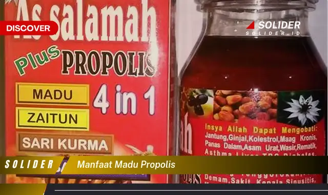 manfaat madu propolis