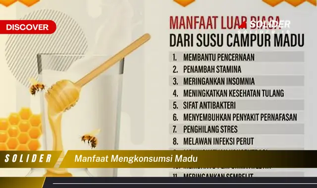 manfaat mengkonsumsi madu