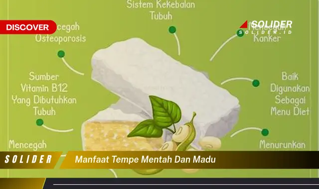 manfaat tempe mentah dan madu