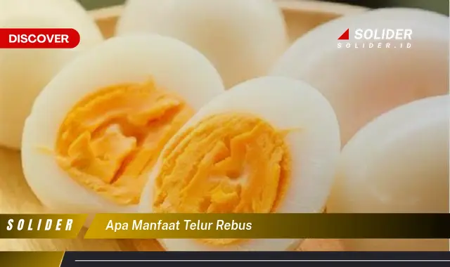 apa manfaat telur rebus