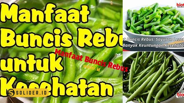 manfaat buncis rebus