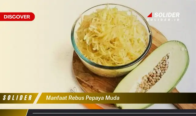 manfaat rebus pepaya muda