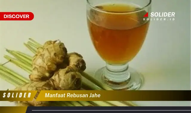 manfaat rebusan jahe