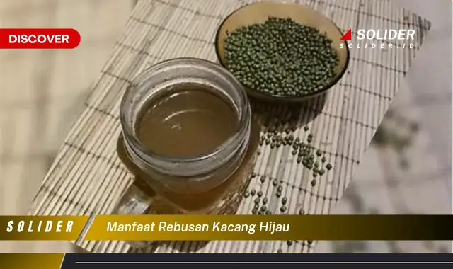 manfaat rebusan kacang hijau